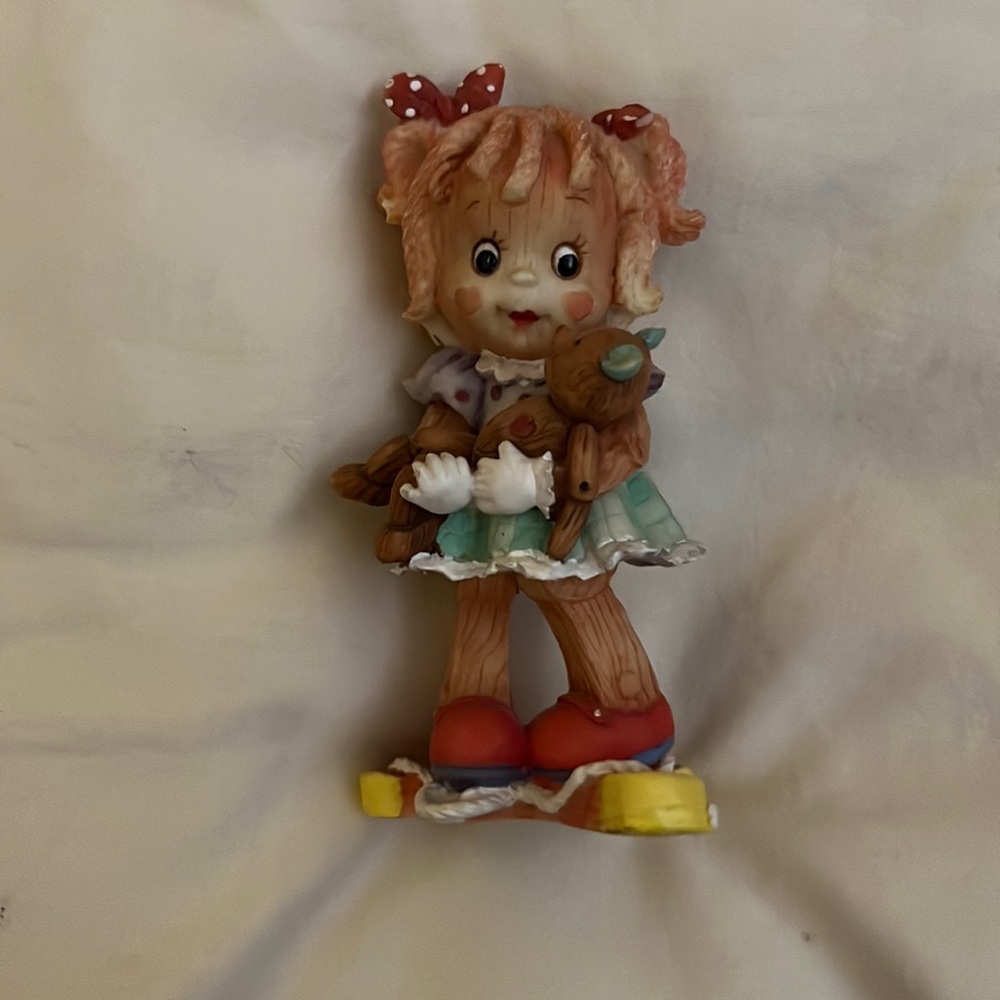 Vintage 1990s Enesco puppet collectible no strings attached #109010